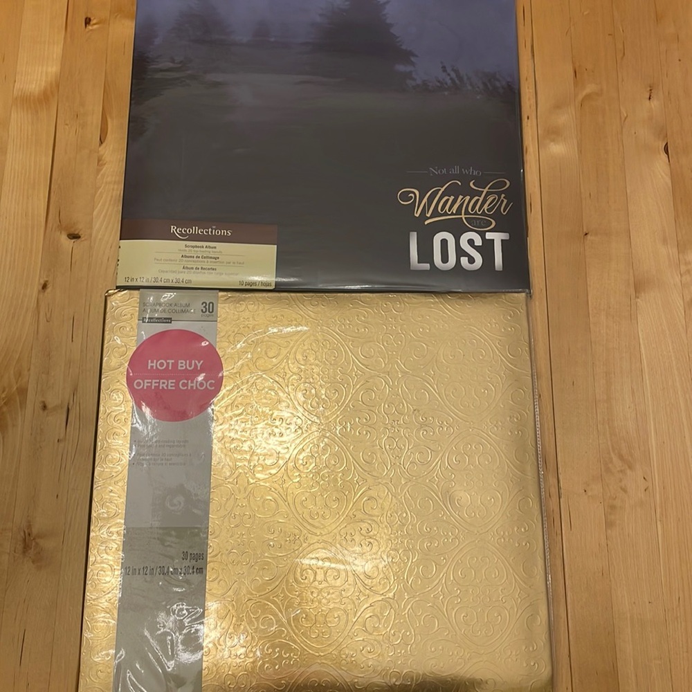 NWT Recollections scrapbook album 30 page and 10 page- Michaels Store